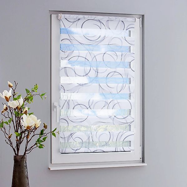 Doppelrollo Swing, GARESA, Lichtschutz, ohne Bohren, freihängend, Klemmfix, günstig online kaufen