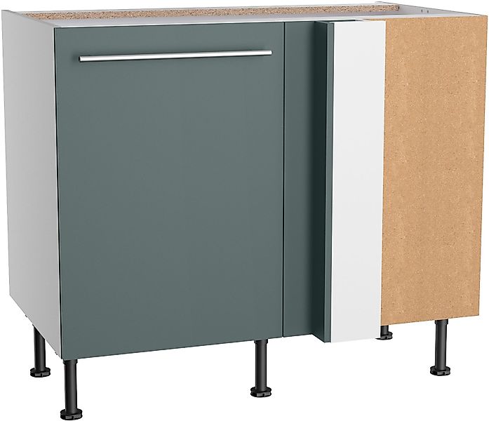 KOCHSTATION Eckunterschrank "KS-Bern2" Breite 100 x 65 cm, Lösung für Gesch günstig online kaufen