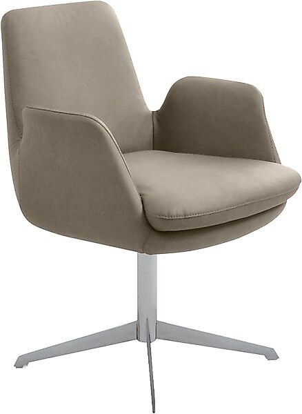 K+W Komfort & Wohnen Drehstuhl »Cube« () Rückholfunktion, Untergestell Edel günstig online kaufen