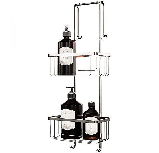 Schulte Runddusche Schulte Duschregal zum hängen 2 Etagen aus verchromtem E günstig online kaufen