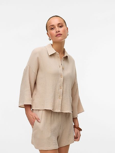 Vero Moda Hemdbluse VMNATALI CROP SHIRT günstig online kaufen