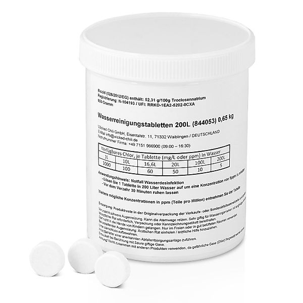 Wicked Chili Pool-Filterkartusche 200 Tabletten für günstig online kaufen