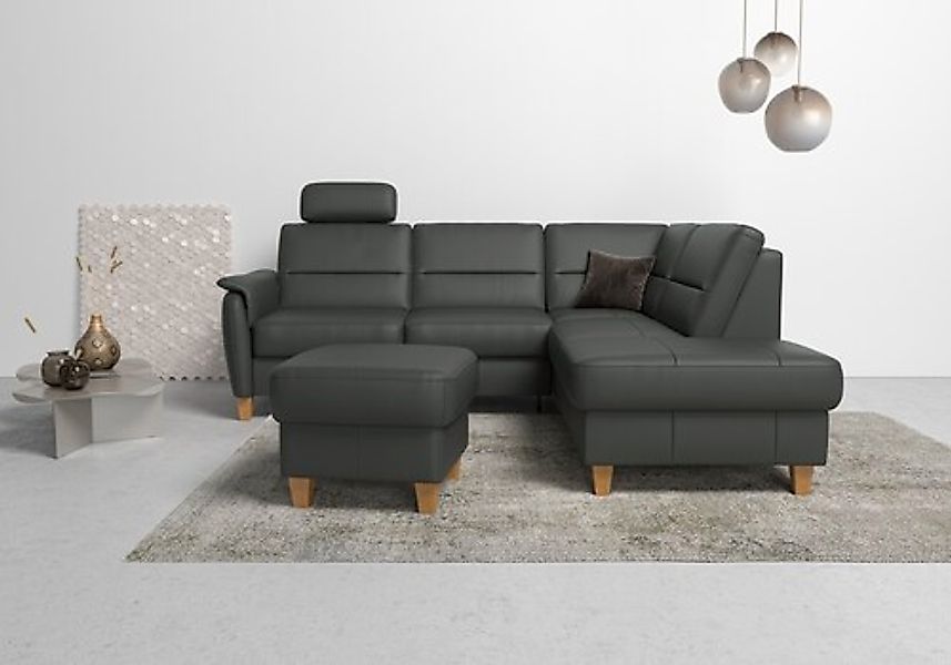 Home affaire Ecksofa »Palmera L-Form, B: 236 cm« optional Bettfunktion & Be günstig online kaufen