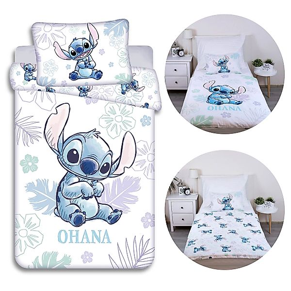 Sarcia.eu Kinderbettwäsche DISNEY Stitch Baumwolle Kleinkindbettwäsche günstig online kaufen