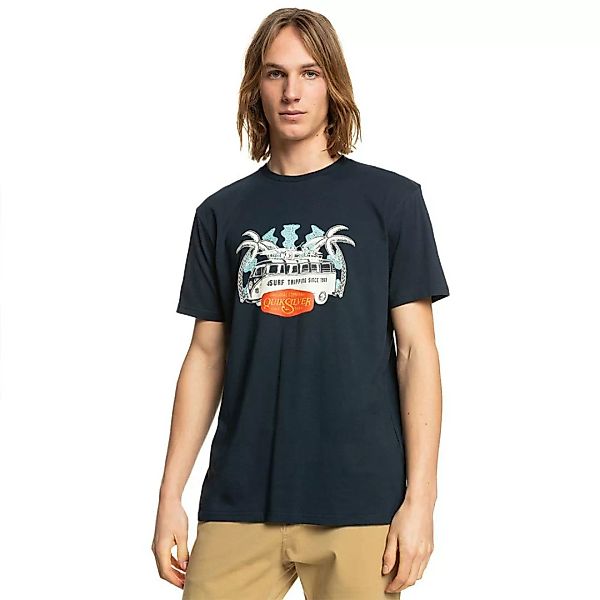 Quiksilver Magic Van Kurzärmeliges T-shirt S Navy Blazer günstig online kaufen