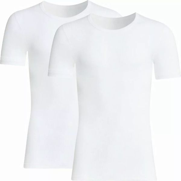 conta T-Shirt Herren-Unterhemd, 1/2-Arm 2er-Pack Feinripp Uni günstig online kaufen