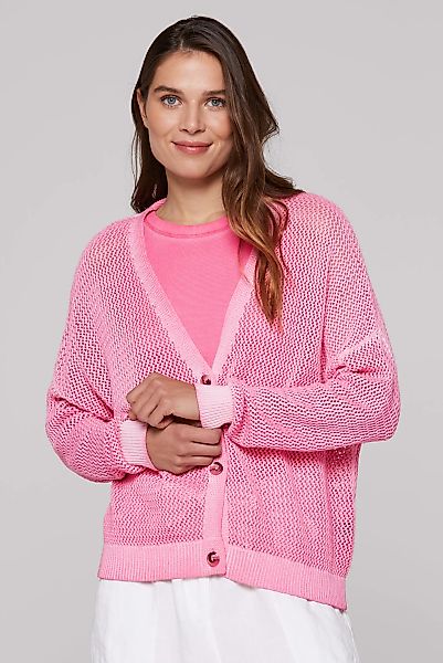 SOCCX Strickjacke, mit Baumwolle günstig online kaufen