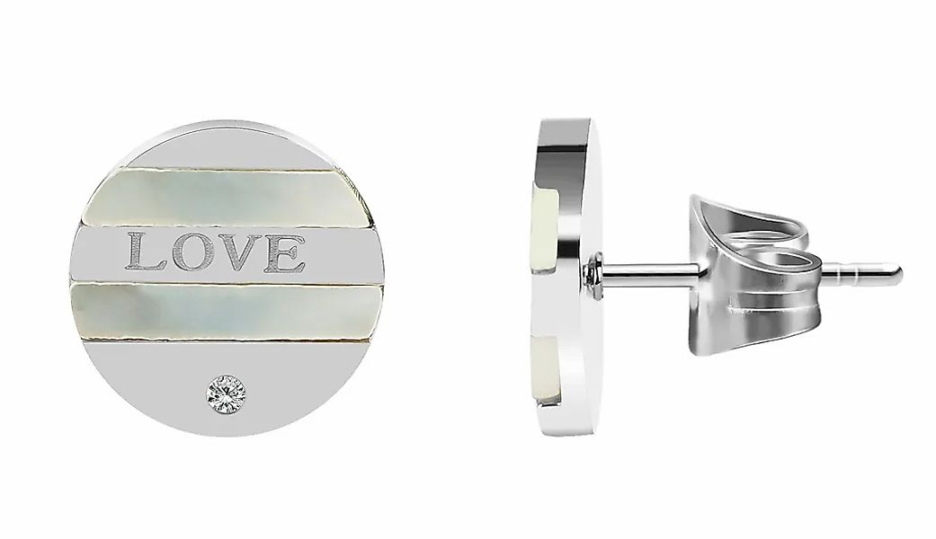 Adelia´s Paar Ohrhänger "Damen Ohrringe – Ohrstecker aus Edelstahl mit Perl günstig online kaufen