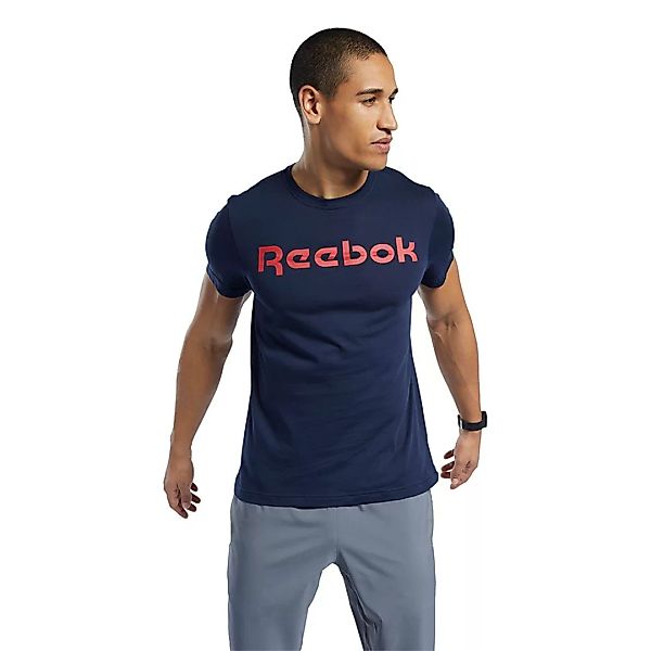 Reebok Graphic Series Linear Read Kurzärmeliges T-shirt S Glass Blue günstig online kaufen