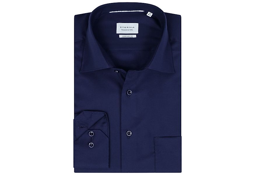 Eterna Businesshemd Comfort Fit, Bügelfrei, Blau günstig online kaufen