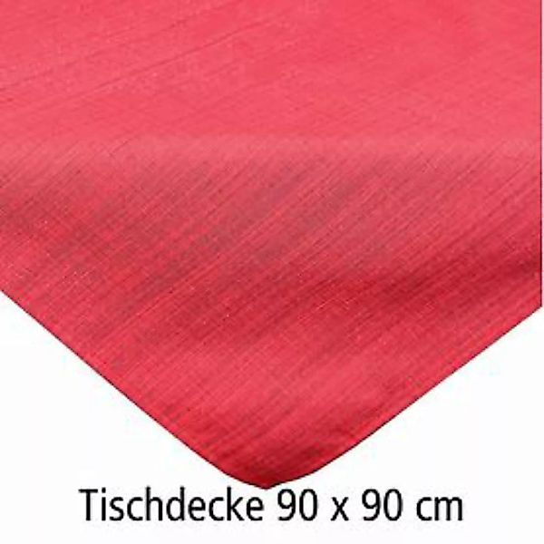 Tischdecke 'Outdoor' rot 90x90 günstig online kaufen