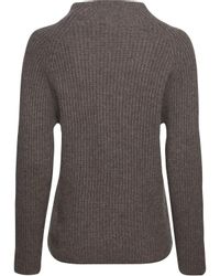Brigitte von Schönfels Strickpullover Gerippter Kaschmir günstig online kaufen