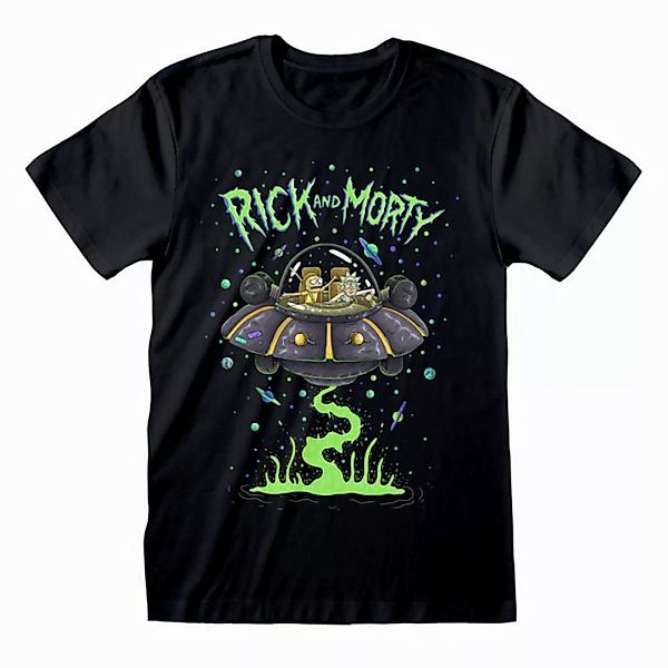 Rick and Morty T-Shirt Spaceship günstig online kaufen