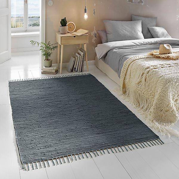 TaCa Home Teppich Handweb Flicken-Teppich Fleckerl, günstig online kaufen