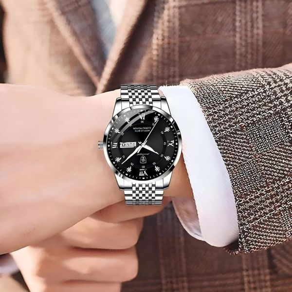 ibettertec Quarzuhr Quarzuhr, Herren-Armbanduhr, Multifunktionsuhr HerrenUh günstig online kaufen