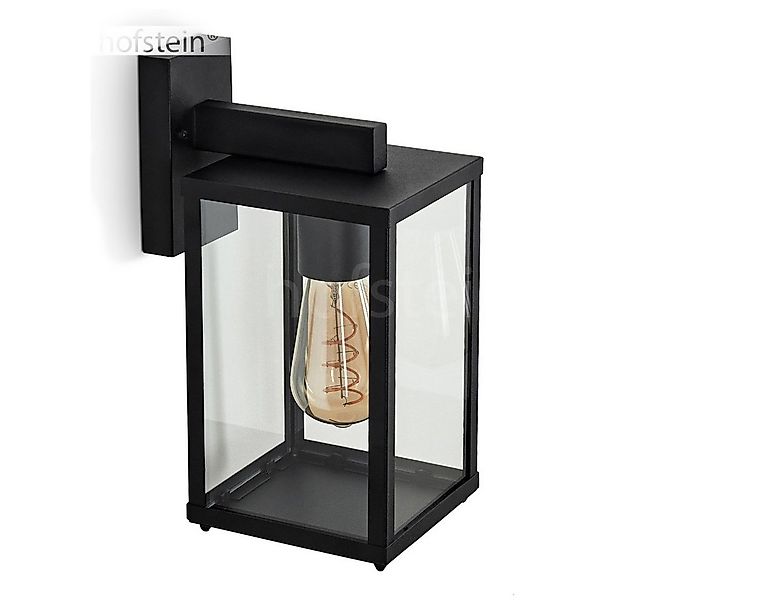 hofstein Außen-Wandleuchte »Besana« Außenleuchte aus Metall/Glas in Schwarz günstig online kaufen