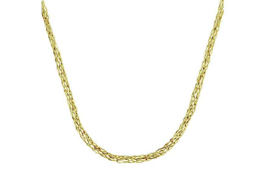 Luigi Merano Goldkette geflochtene Fantasiekette, Gold 585 günstig online kaufen