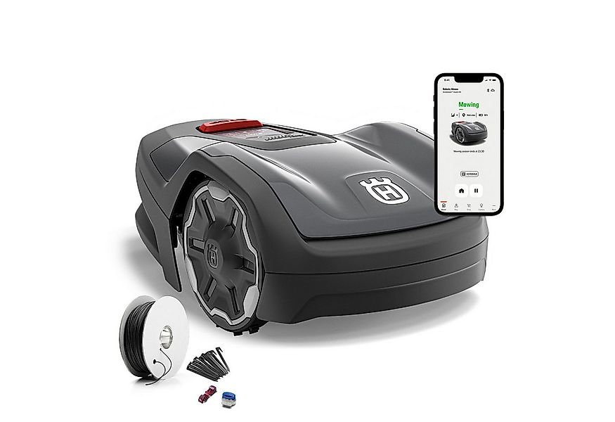Husqvarna Rasenmähroboter Aspire R4, für 400 m² Fläche, Akku Rasenmäher Rob günstig online kaufen