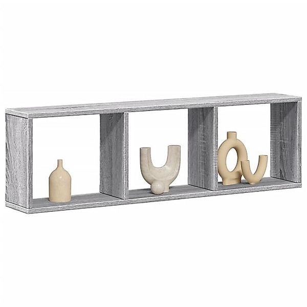 vidaXL Schrankmodule Wandschrank 100x16x30 cm Grau Sonoma Holzwerkstoff günstig online kaufen