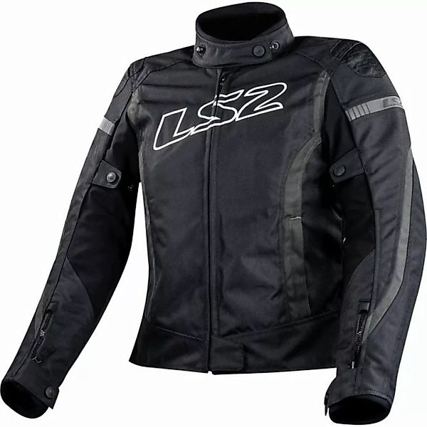 LS2 Motorradjacke LS2 Gate Damen Jacke schwarz / grau 2XL günstig online kaufen
