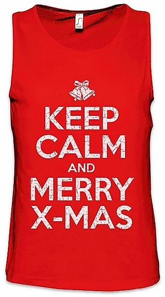 Urban Backwoods Tanktop Keep Calm And Merry X-Mas Ärmelloses T-Shirt Let it günstig online kaufen