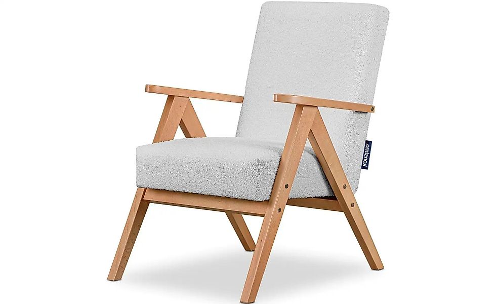 KONSIMO Sessel  Naset ¦ grau ¦ Maße (cm): B: 60 H: 90 Polstermöbel > Sessel günstig online kaufen