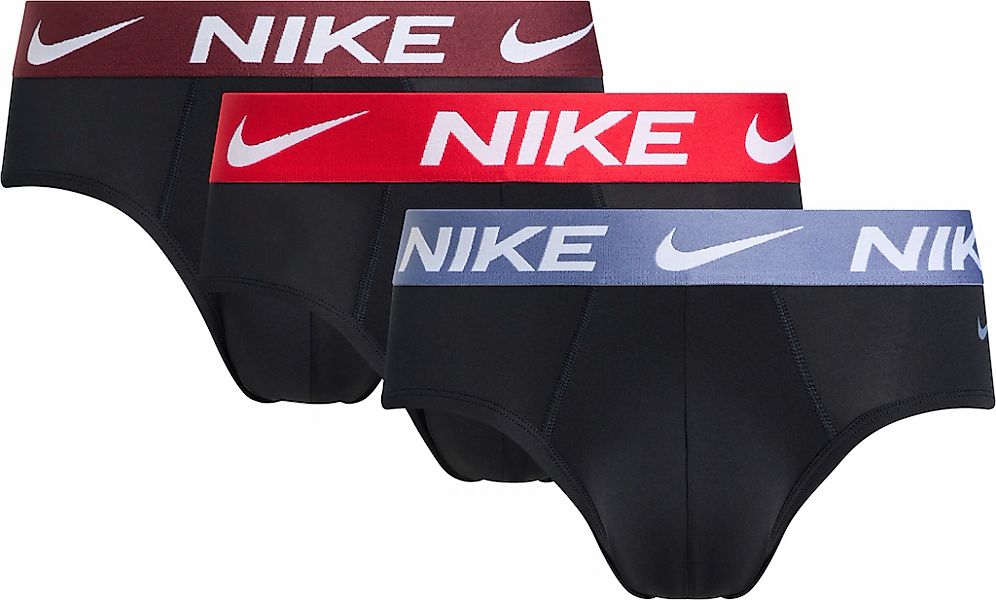 NIKE Underwear "HIP BRIEF 3PK" Packung, 3er, 3 Stk. mit NIKE Logo-Elastikbu günstig online kaufen