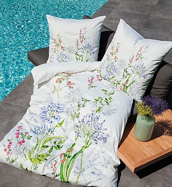 Janine Bettwäsche Mako-Baumwolle, Mako-Satin, 2 teilig, günstig online kaufen