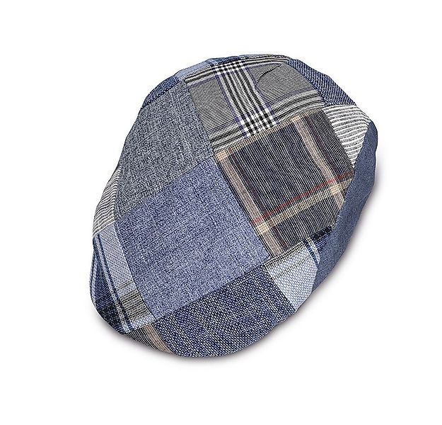 Gustav Müller Schiebermütze mit ausgefallenem Patchwork-Design günstig online kaufen