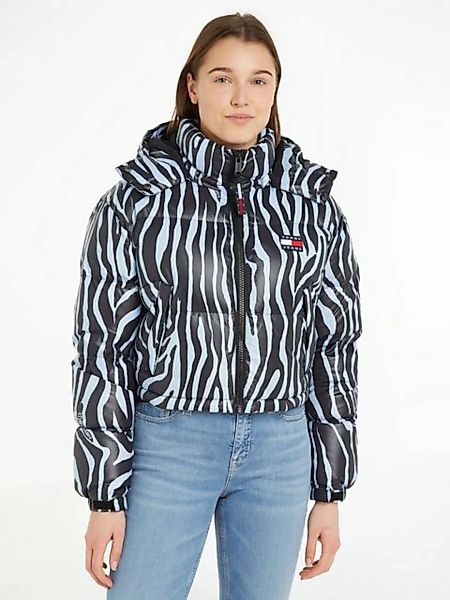 Tommy Jeans Daunenjacke TJW CRP ZEBRA ALASKA PUFFER mit Zebra Streifen günstig online kaufen