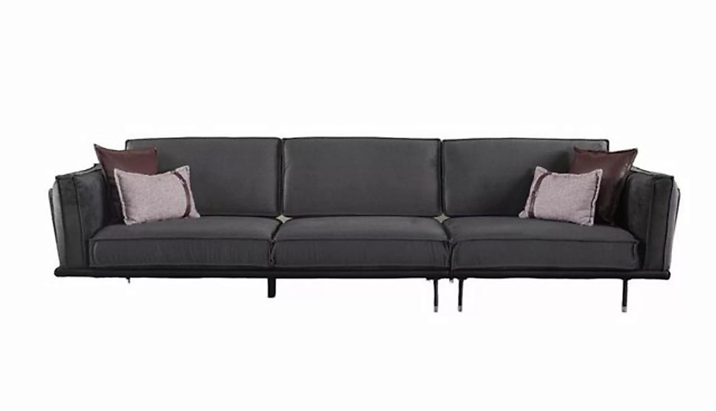 JVmoebel 4-Sitzer Big Sofa 330cm Stoff xxl Couch Stoffsofa Polster Sitzpols günstig online kaufen