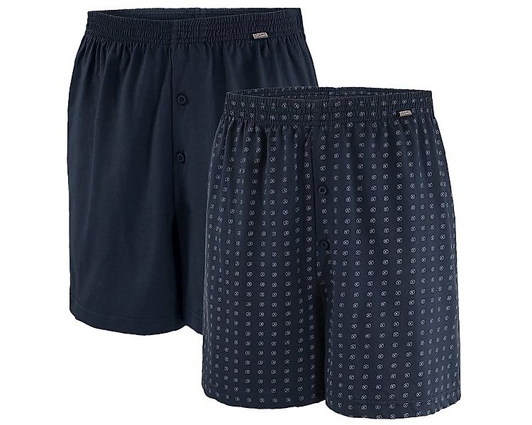ADAMO Boxershorts Boxershorts Übergröße 2er Pack dunkelblau Adamo (Packung, günstig online kaufen
