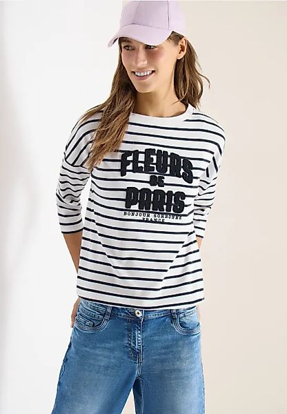 3/4-Arm Shirt mit Wording Artwork günstig online kaufen