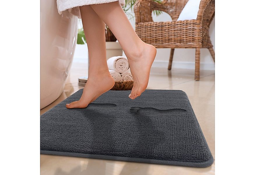 Paco Home Badematte Corby 255, Memory-Schaum Effekt, Höhe 13 mm, rutschhemm günstig online kaufen