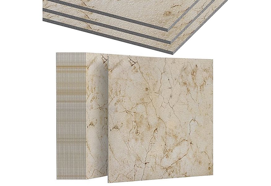 FIVMEN Vinylboden PVC Bodenbelag Selbstklebend Vinylboden Bodenfliesen 30cm günstig online kaufen