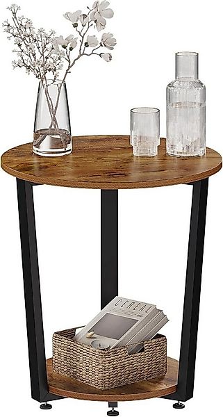 Woltu Couchtisch (1-St), Beistelltisch mit 2 Ablagen, aus Holzwerkstoff günstig online kaufen