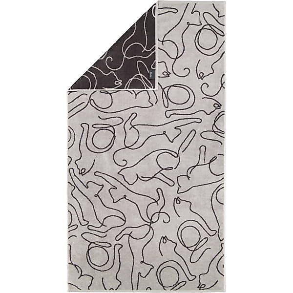 Cawö Handtücher CUTE CATS EDITION Cats 6264 - Farbe: platin/basalt - 70 - D günstig online kaufen