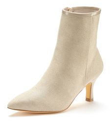 LASCANA Stiefelette High-Heel Ankle Stiefel in Denim-Optik VEGAN günstig online kaufen