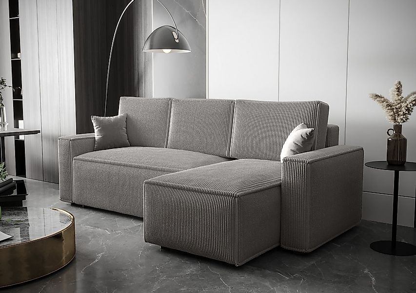 ALTDECOR Ecksofa BALLARO L, Couch mit Schlaffunktion, Stauraum Wohnlandscha günstig online kaufen