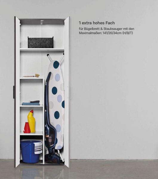 mokebo Besenschrank in Anthrazit Der Lange Haushaltsschrank Putzschrank ode günstig online kaufen