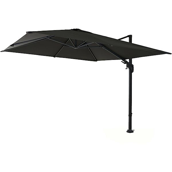 Siena Garden Ampelschirm 300 cmx 300 cm Anthrazit mit Dreh- & Neigungsfunkt günstig online kaufen