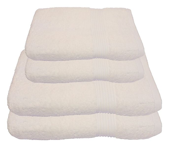 Julie Julsen Handtücher 4-Handtücher-Naturweiß, Baumwolle (4-St) günstig online kaufen