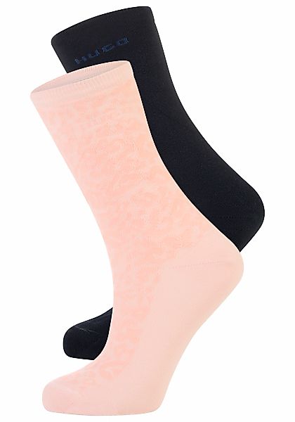 HUGO Underwear Socken "LEO LOGO" Packung, 2 Paar tlg. mit HUGO-Schriftzug günstig online kaufen