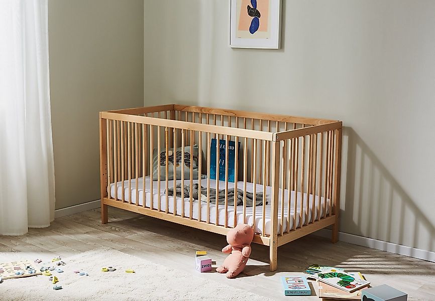 Kids Collective Babybett Kinderbett Gitterbett 60x120 und 70x140 cm herausn günstig online kaufen