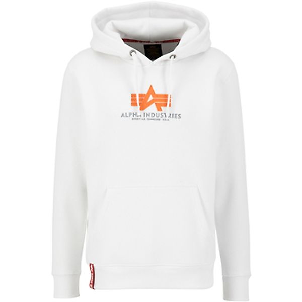 Alpha Industries  Sweatshirt Basic Hoodie BL Rubber - white günstig online kaufen