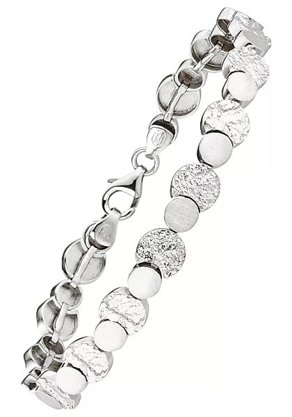 JOBO Armband, 925 Silber gehämmert 19 cm günstig online kaufen