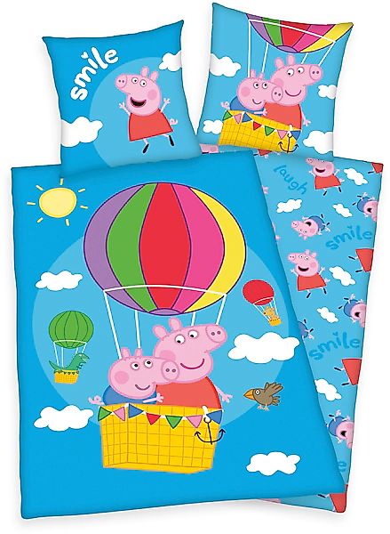 Peppa Pig Kinderbettwäsche »Peppa Pig«, mit tollem Peppa Pig Motiv günstig online kaufen