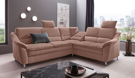 PLACES OF STYLE Ecksofa "Cardoso L-Form" Federkern, wahlweise mit Bett, Sch günstig online kaufen
