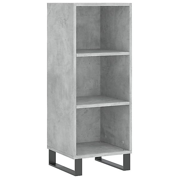 vidaXL Sideboard Sideboard Betongrau 34,5x32,5x90 cm günstig online kaufen