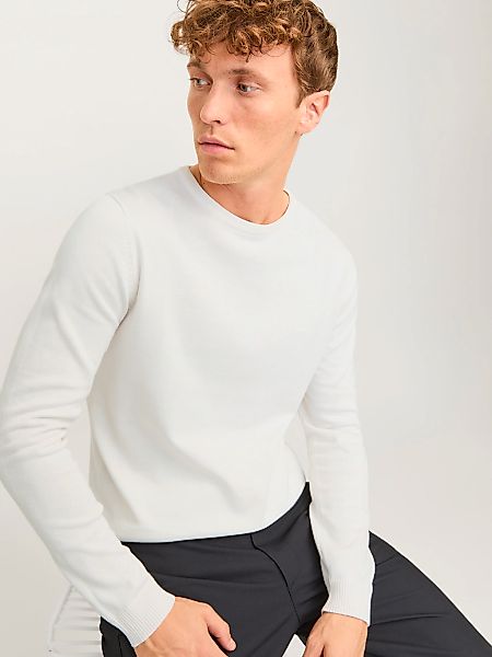 Jack & Jones Rundhalspullover "JJEBASIC KNIT CREW NECK NOOS" günstig online kaufen